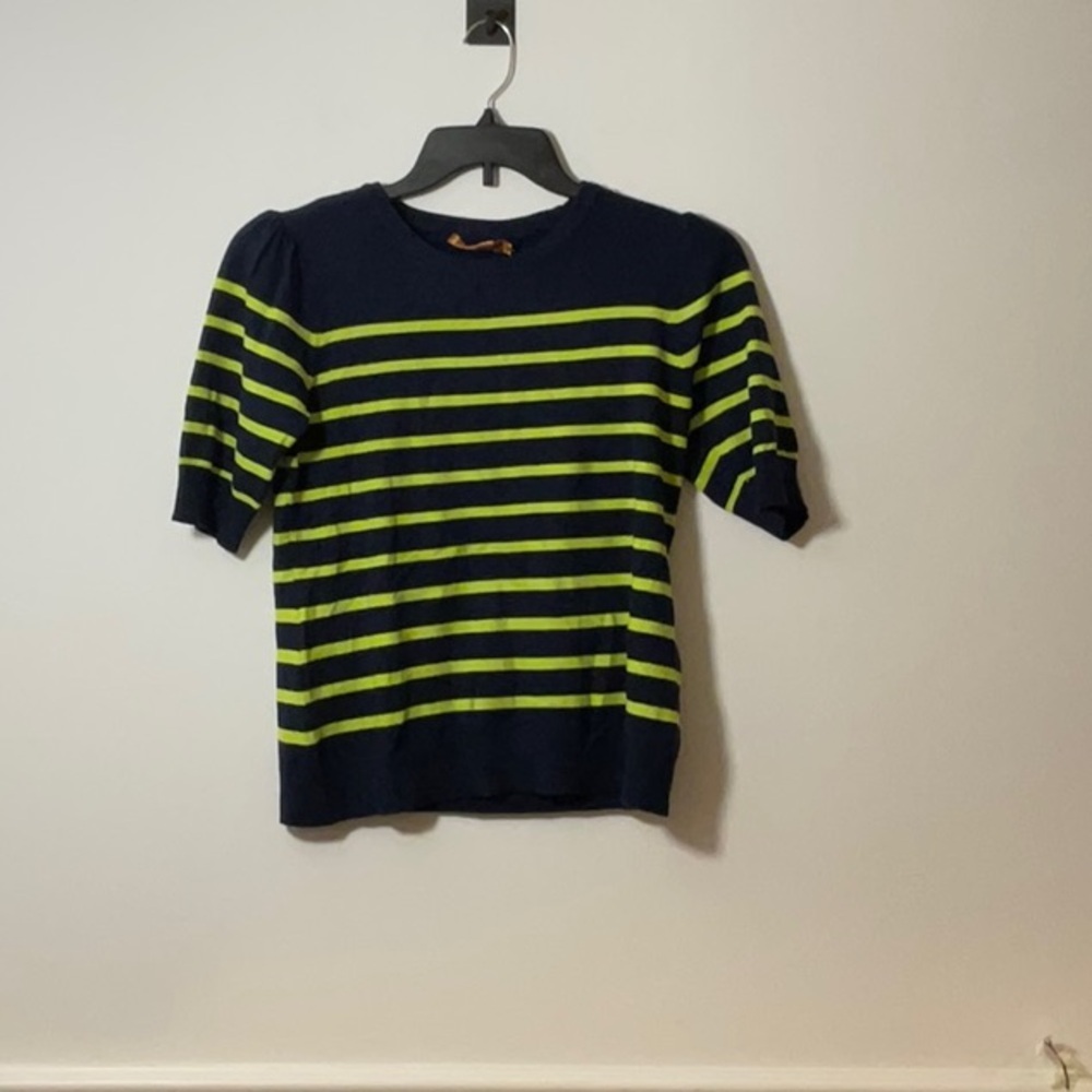 Belldini Blue and Green Short Sleeve Tee